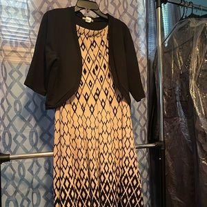Black and Tan Dress